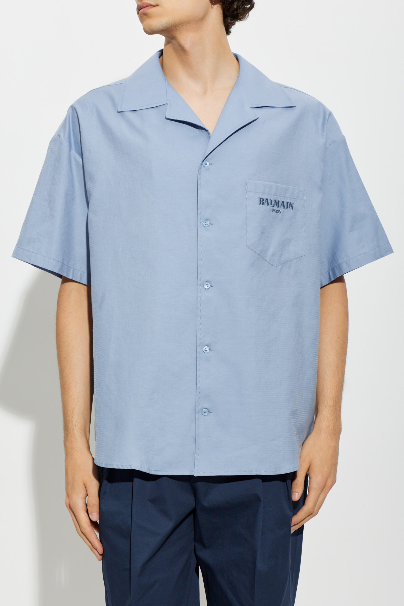 Balmain Shirt with logo | Men's | Vitkac